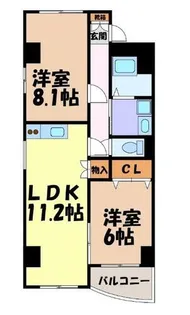 良和第一マンション【2階】の間取り