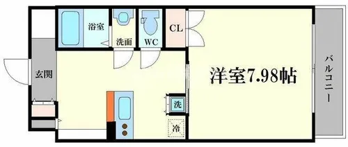 GIGLIO大阪城南【601号室】の間取り