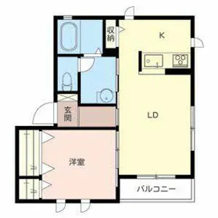 IKメゾン(B)【2階】の間取り