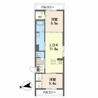 ファーストヒル【1階】の間取り