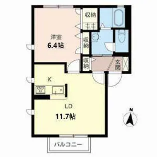 チェリーヒル【2階】の間取り