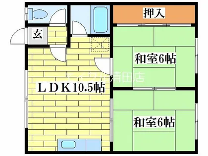 プレジデントパレス【A7号室】の間取り