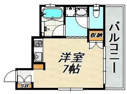 シップスビル【5階】の間取り