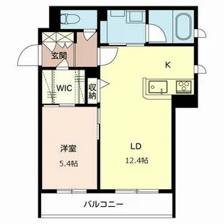 シャーメゾン仁【0205号室】の間取り