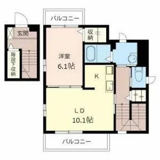 シャーメゾンコーストパートII【3階】の間取り