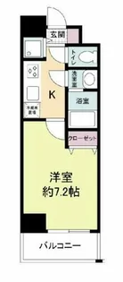 サムティ阿波座Lusso【3階】の間取り