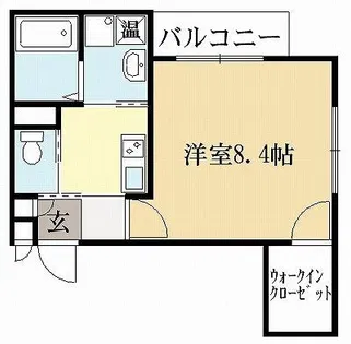 パルティール広野【4階】の間取り