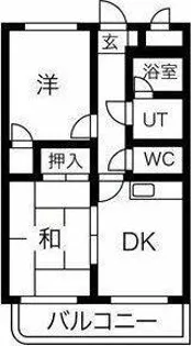 colina【301号室】の間取り