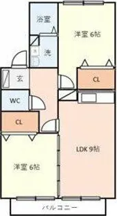 BIOTHERM(ビオテルム)【203号室】の間取り