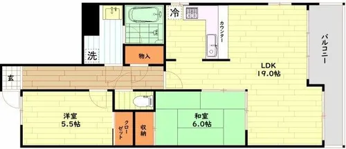パードレ関目【5階】の間取り