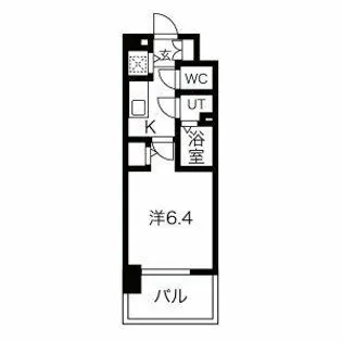 エスリード上前津LIVIA【4階】の間取り