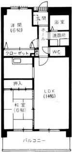 菊竹ビル金鶏【3階】の間取り