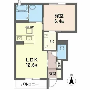 サンライズY C棟【0101号室】の間取り