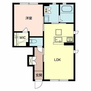 ファミールM【0102号室】の間取り