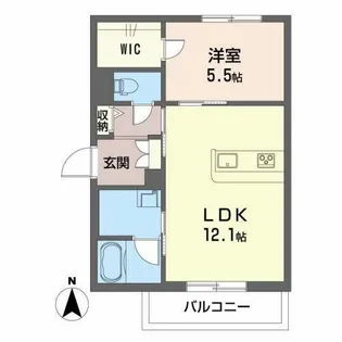 ザ・プレミアムステージア【0202号室】の間取り