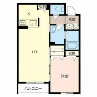 茨木市シャーメゾン上穂積II【2階】の間取り