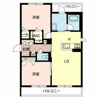 セドゥレ総持寺【2階】の間取り