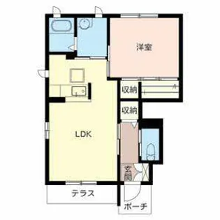 シャーメゾンベルテ【0101号室】の間取り