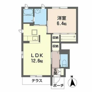 シャーメゾンベルテ【0101号室】の間取り