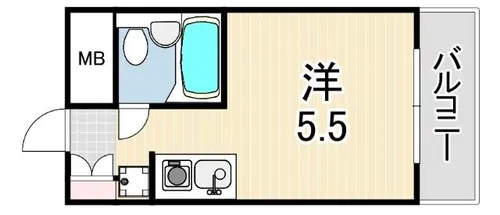 ラ・レジダンス・ド・エリール【14階】の間取り