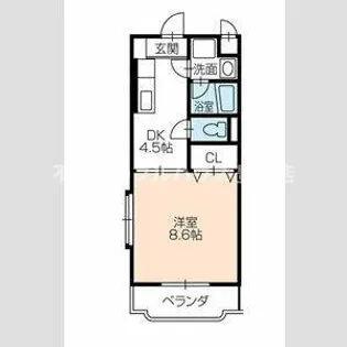 ピュアステージ【106号室】の間取り