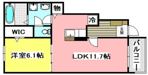 Sallier【1階】の間取り