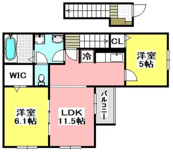 Sallier【2階】の間取り