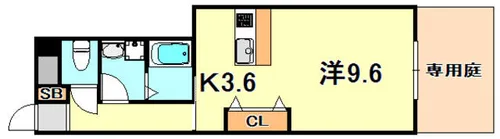 REGULUS垂水【1階】の間取り