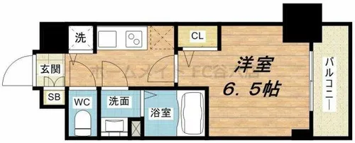 プレサンス天満橋チエロ【2階】の間取り