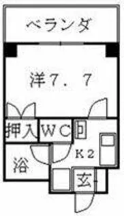サンハナブサ【303号室】の間取り
