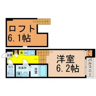 QUALIA名駅山王Ave.【1階】の間取り