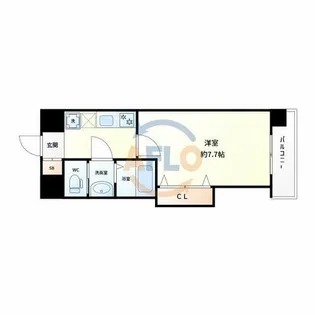 Luxe新大阪Ⅱ【9階】の間取り