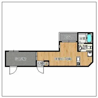 ガレット南福岡【6階】の間取り