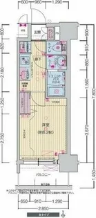 プレサンス千種駅前レイズ【6階】の間取り
