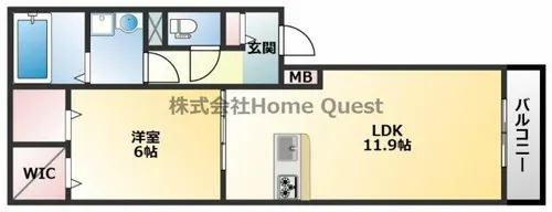 コンフォートしき【2階】の間取り