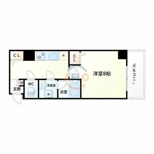 リバースクエア103【6階】の間取り