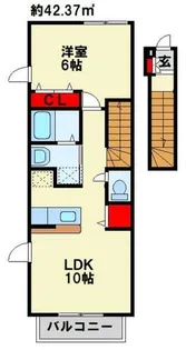 サンシャイン田原 B棟【2階】の間取り