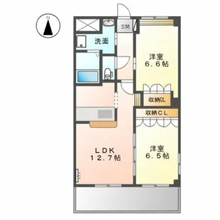 ブルーローズ【1階】の間取り