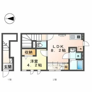 ウィステリア【2階】の間取り