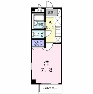セルカ フロレスタB【2階】の間取り