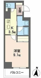 ロイヤルパークヒルズうめきた【1階】の間取り