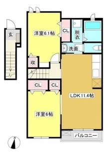 イスタンブール【2階】の間取り