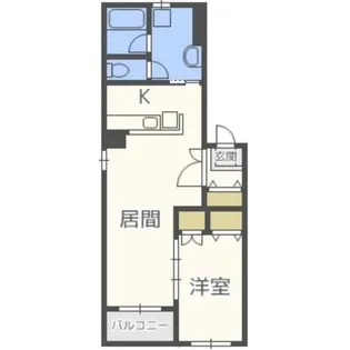 RAISON真駒内【4階】の間取り