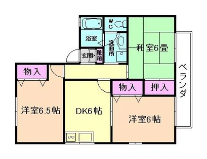 アビテ箕面 A棟【1階】の間取り