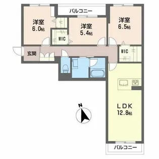 Arandano【0303号室】の間取り