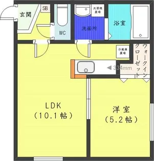 リラさっぽろ【4階】の間取り