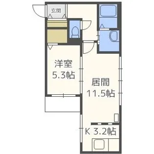 セントフィールドNorth4【4階】の間取り