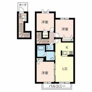ブールドーグ フランセ【2階】の間取り