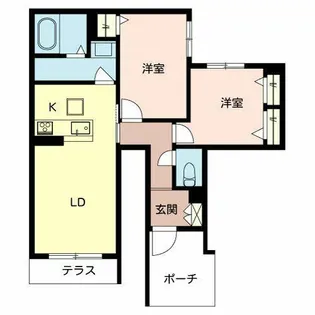 Shamaison aile furore【0101号室】の間取り