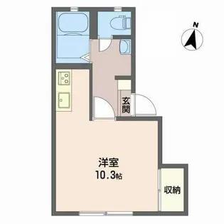 フレグランスKOYO【0210号室】の間取り